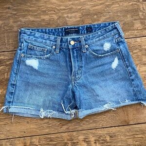 Lucky Brand boyfriend shorts- size 0/25
